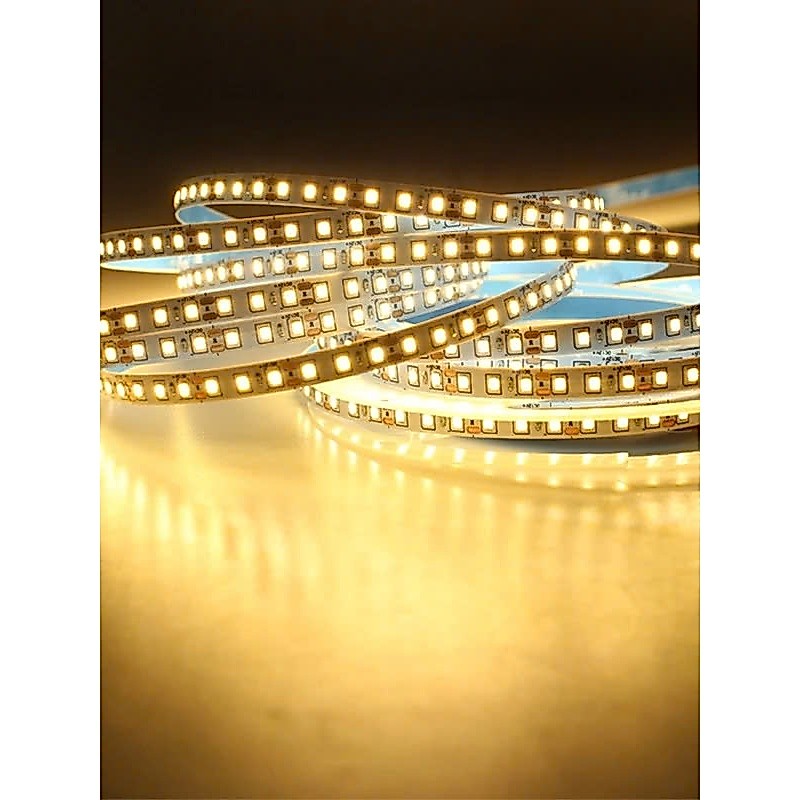 Dây Led Dán 5m /120 led  Dùng điện 12v trắng/vàng/vàng nắng