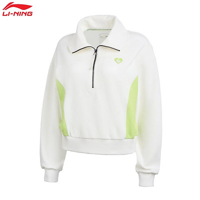Áo Nỉ Half-zip Thể Thao Nữ Li-Ning Thời Trang Sportlife AWDU604-1V,2V