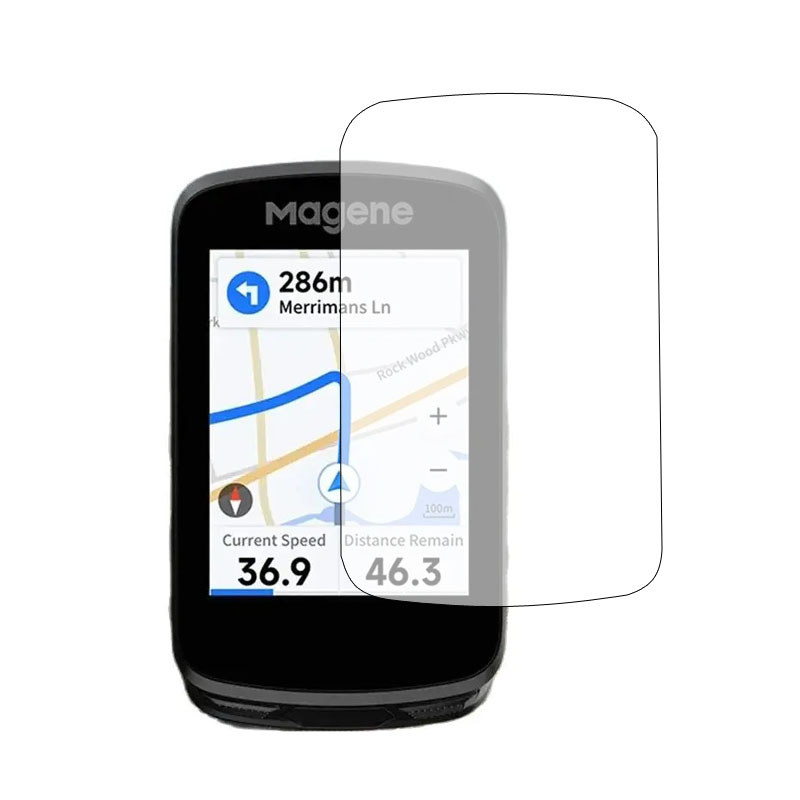 Kính Cứng Bảo Vệ Màn Hình Bao Da Bảo Vệ Cho Magene C606 / C606 Pro Đi Xe Đạp Xe Đạp GPS Máy Tính Bảo