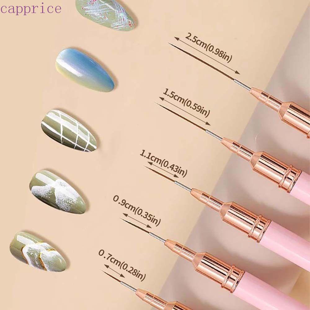 CAPPRICE Móng Tay Kéo Dài Đường Bút, Móng Tay Nghệ Thuật Thiết Kế Móng Tay Tước Vẽ Móng Tay Nghệ Thu