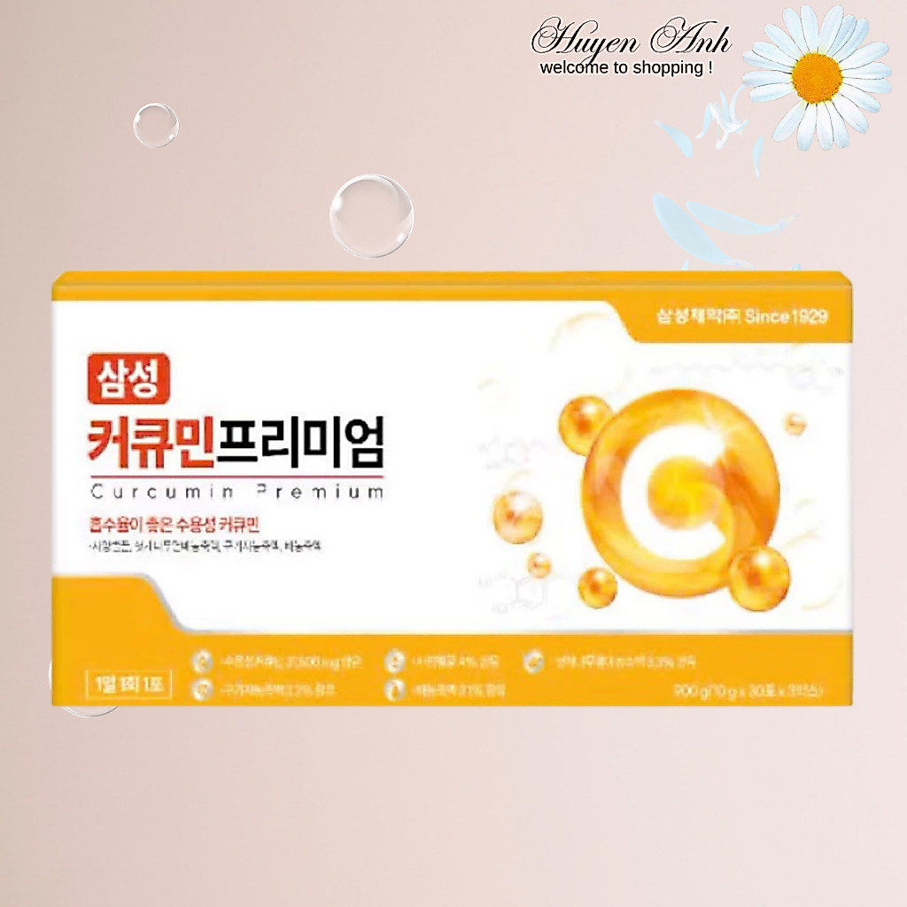 Siêu nghệ Nano Cao Cấp Samsung Curcumin Premium 90 Gói (bản mới)
