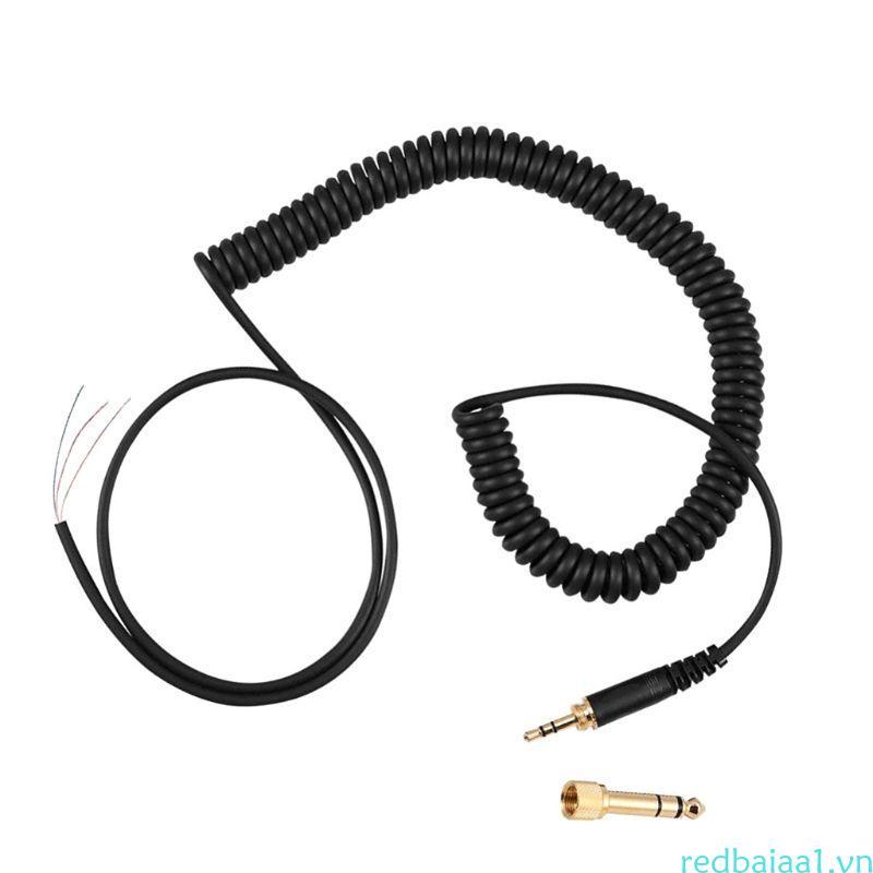 Cáp tai nghe redbaiaa1 Dòng âm thanh di động cho DT 770 770Pro 990 990Pro