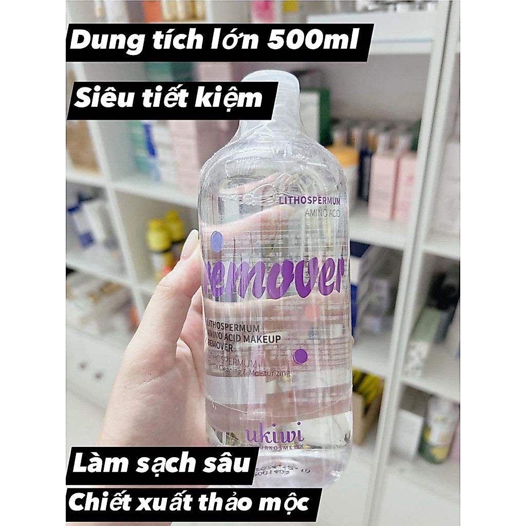 Nước tẩy trang UKIWI Lithospermum Amino Acid Makeup Remover sạch sâu