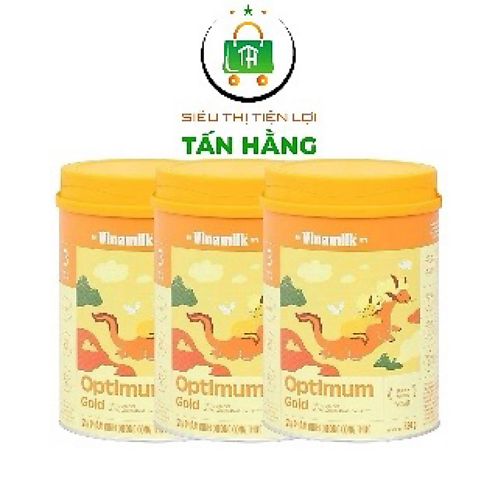 COMBO 3 LON SỮA BỘT VINAMILK OPTIMUM GOLD 2 - 800G