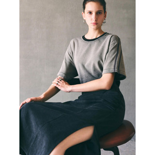 [DEZUS] Áo Thun Nữ Ombre Cotton Basic Form Rộng - BE HAPPY TOP -  Y1HW250209