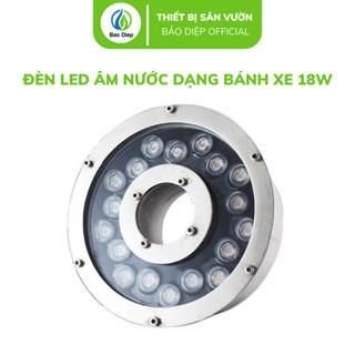   Rẻ vô địch  Đèn led âm nước dạng bánh xe 18w 