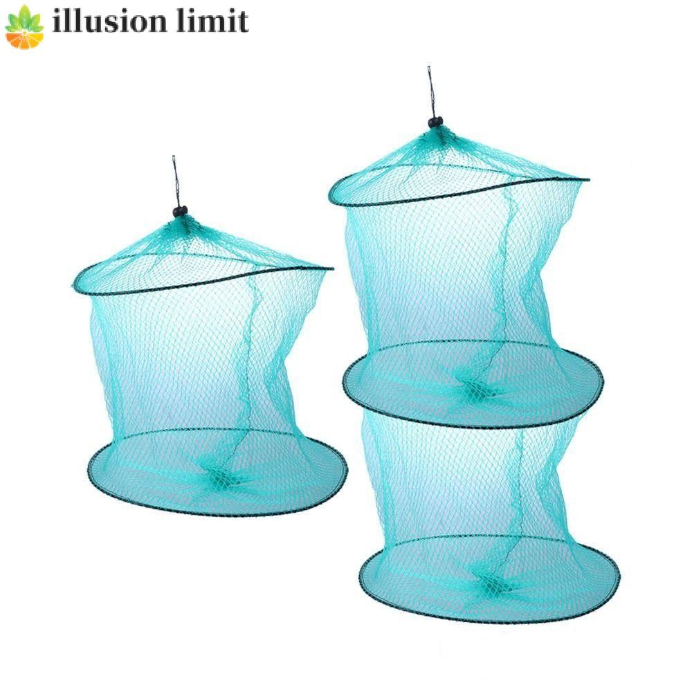 Blazeflow Lồng Câu Cá Bẫy Cá Lưới Bảo Vệ Cá Có Thể Gập Lại Bẫy Cá Crawfish Di Động Câu Cá Phụ Kiện B