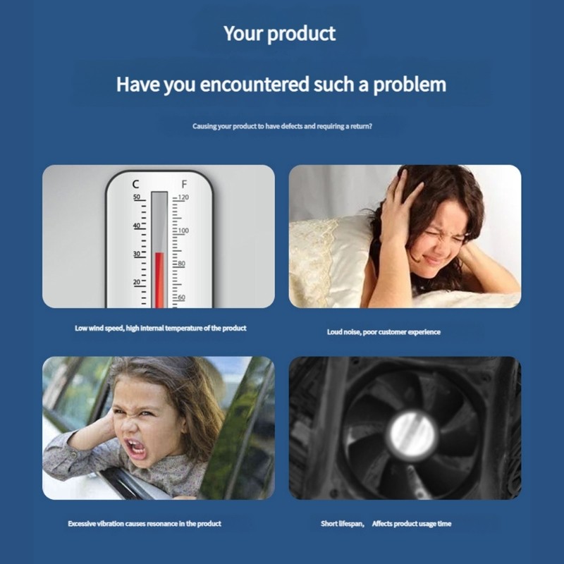 Sugar 8010 Quạt Làm Mát Mỏng Yên Tĩnh Cho Máy Tính GPU PC Case 5V 12V Điện Áp Đôi