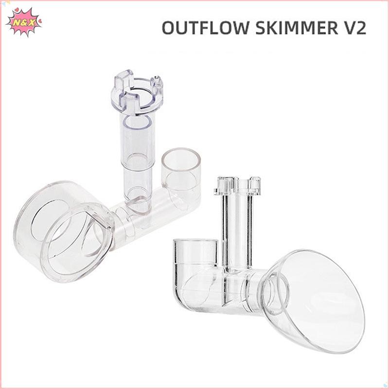 N & X Bể Cá Lily Chảy Ra Ổ Cắm Skimmer Phụ Kiện Lọc Fishbowl Tiếp Liệu Bể Cá Akvarium Trang Trí.