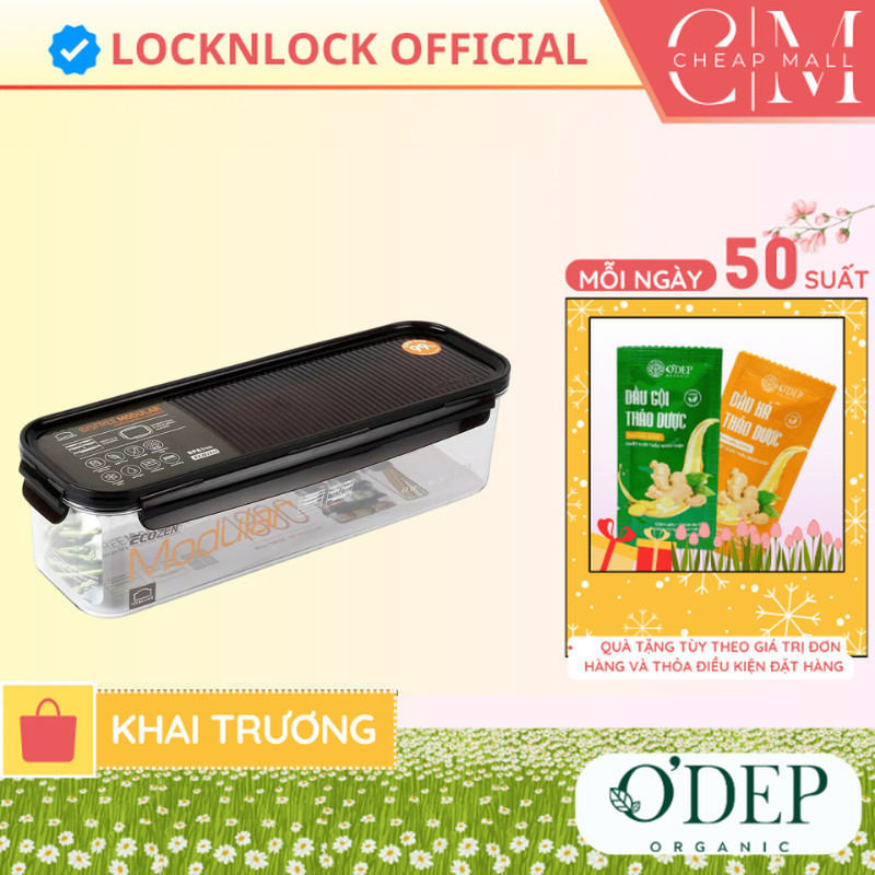 Hộp bảo quản thực phẩm LocknLock Bisfree Modular dung tích 1.8L Chính hãng BF410 - CHEAP CHL