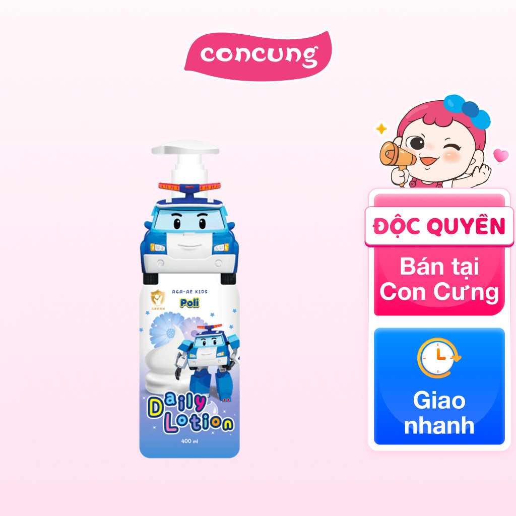 Lotion dưỡng da cho bé Aga-ae 400 ml (xanh)