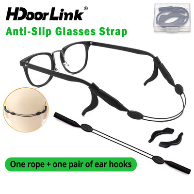 HdoorLink Dây Đeo Kính Silicon Chống Trơn Trượt, Điều Chỉnh Linh Hoạt, Bảo Vệ Kính Mắt An Toàn