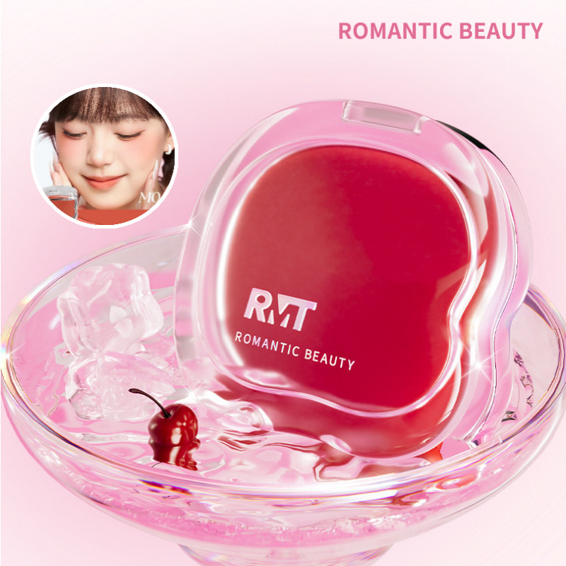 ROMANTIC BEAUTY Đỏ má hồng Son dưỡng đa năng có màu nhũ dành cho người mới bắt đầu