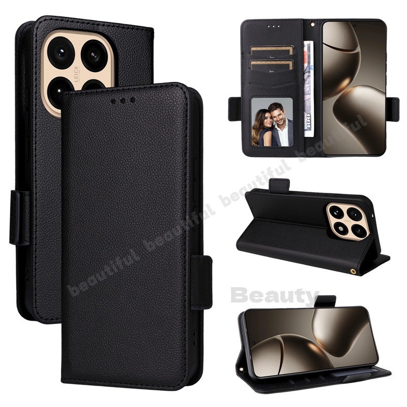 Dành Cho XiaoMi15T Ốp lưng Xiaomi 15T 15 T Pro 15T Pro XiaoMi15TPro 5G 2025 Mới Sang Trọng Lật Ví Da