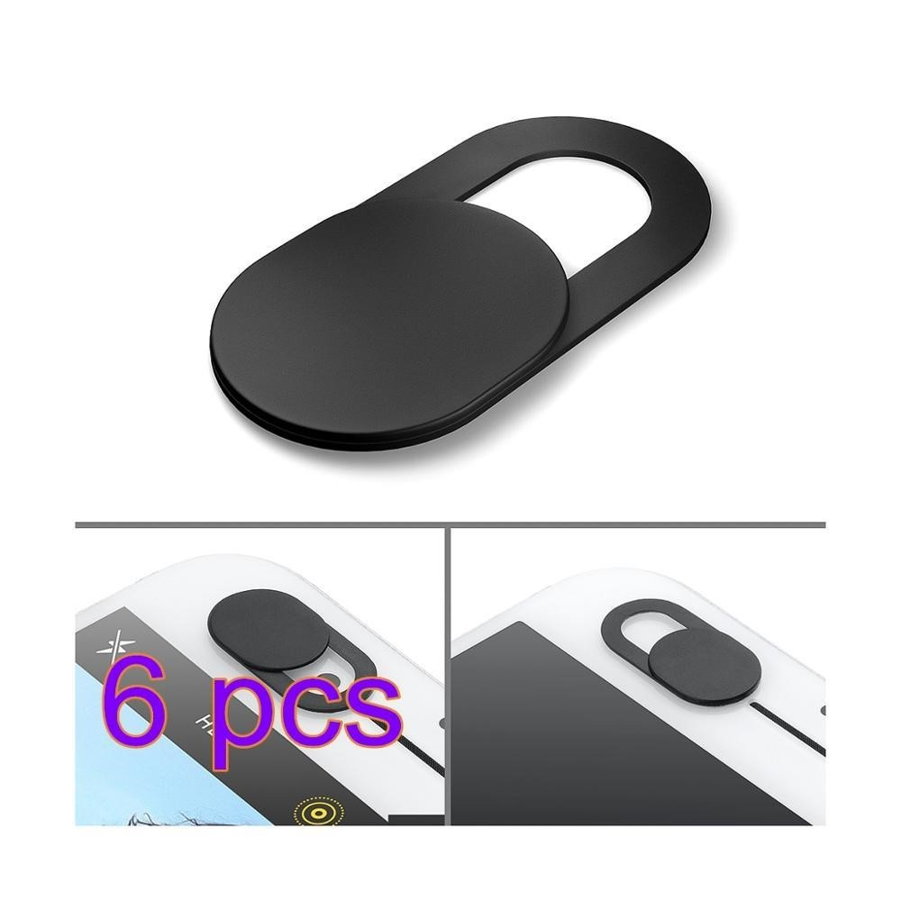 6 CÁI WebCam Cover Laptop Camera Cover Shutter Magnet Slider
