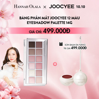 [HANNAH OLALA] Bảng Phấn Mắt JOOCYEE 12 Màu Eyeshadow Palette 14g