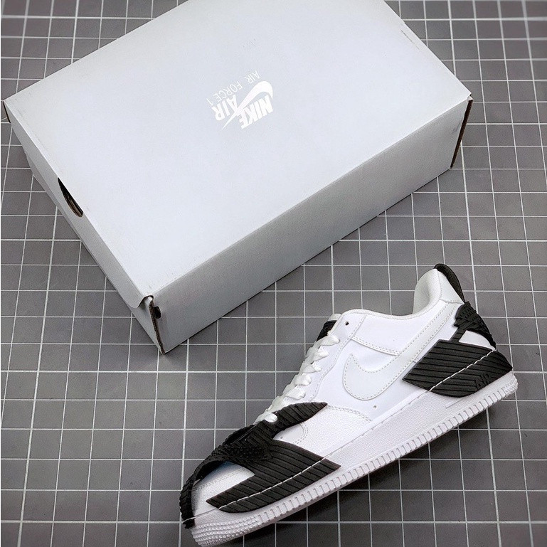 Giày thể thao NIKE NDSTRKT AIR Force 1 màu trắng đen