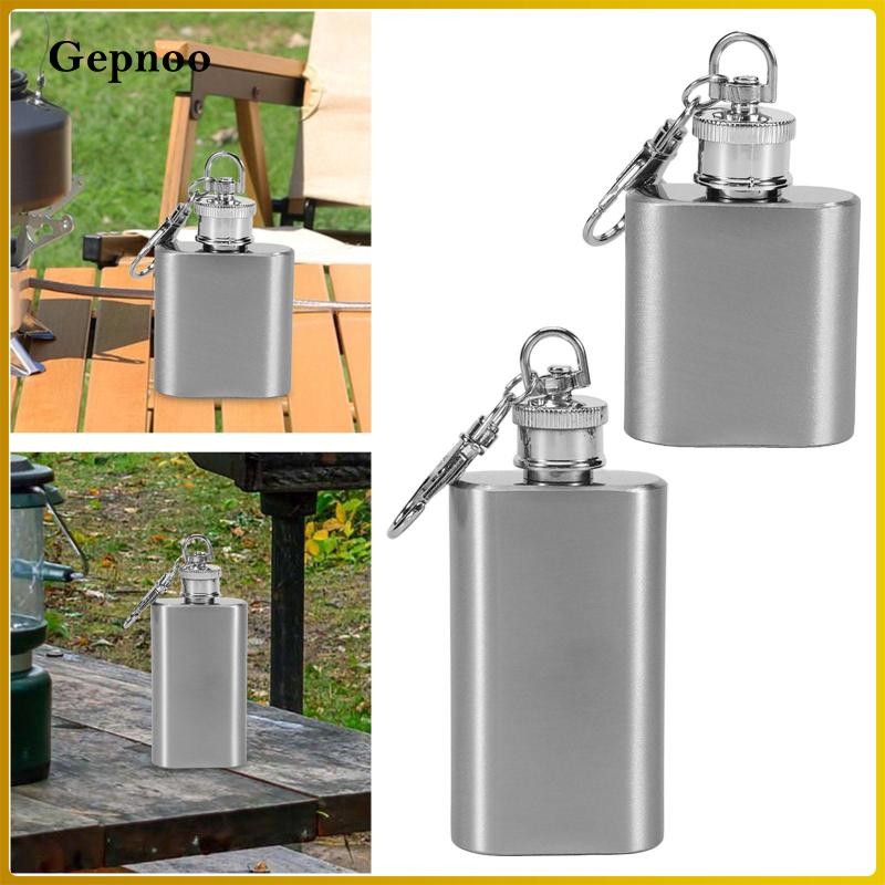 Bình Hip Flask Gepnoo cho rượu, phù hợp dùng trong tiệc tùng và cắm trại