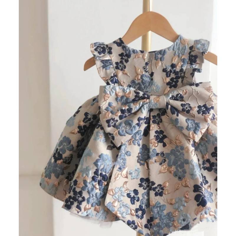 Dog Pet Clothes Summer New Floral Princess Suspender Dress Teddy Bichon Puppy Cat Clothes Cute kL7V