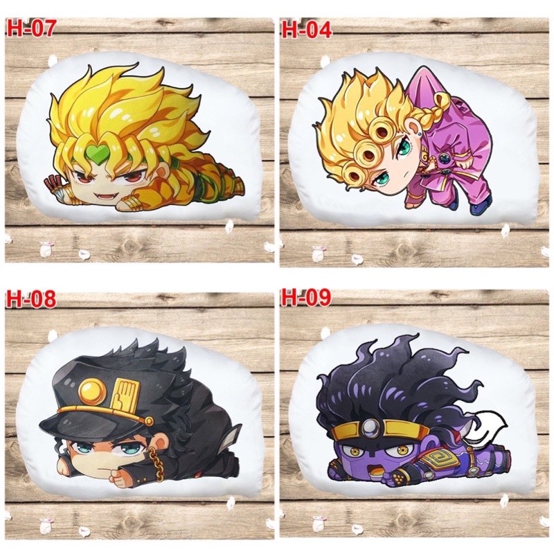 Gấu jojo’s bizarre Adventure 2 mặt ảnh / Gối ôm jojo’s bizarre Adventure