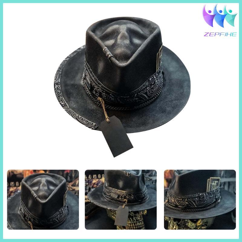 Nio Skull Cowboy Cap Vui nhộn và sống động Cowboy Nam Nữ Hộ gia đình