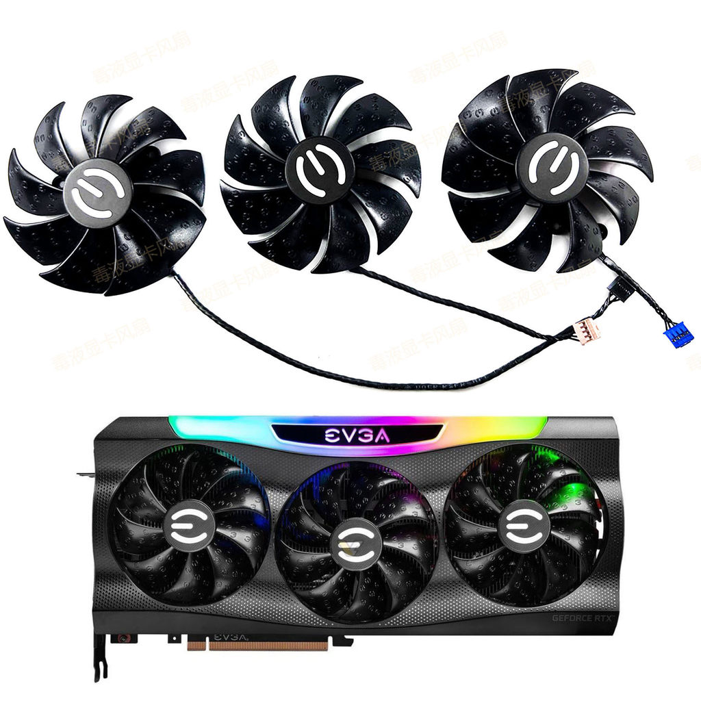 Quạt làm mát Card đồ họa EVGA EVGA RTX3070 3070ti 3080ti 3090 FTW3