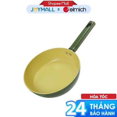 Chảo phủ sứ cao cấp Elmich Olive EL-5965OV nhiều size, Hàng chính hãng, dùng được mọi bếp - JoyMall