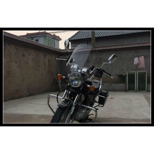 Kính chắn gió xe máy PC Suzuki GZ150 GN250 nón tròn độ kiểng chắn gió xe nake bike mica chịu lực chí