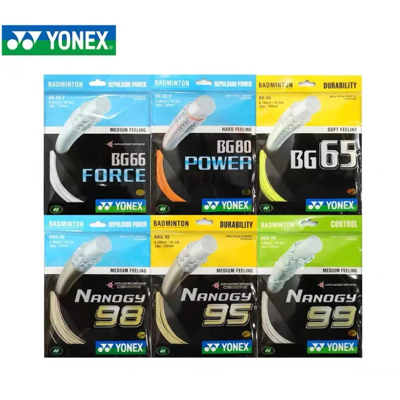 Dây vợt cầu lông YONEX YY BG66 BG80-POWER Bg65BG-65Ti BG99 NBG95 Cuộc thi đào tạo chuyên nghiệp đàn 
