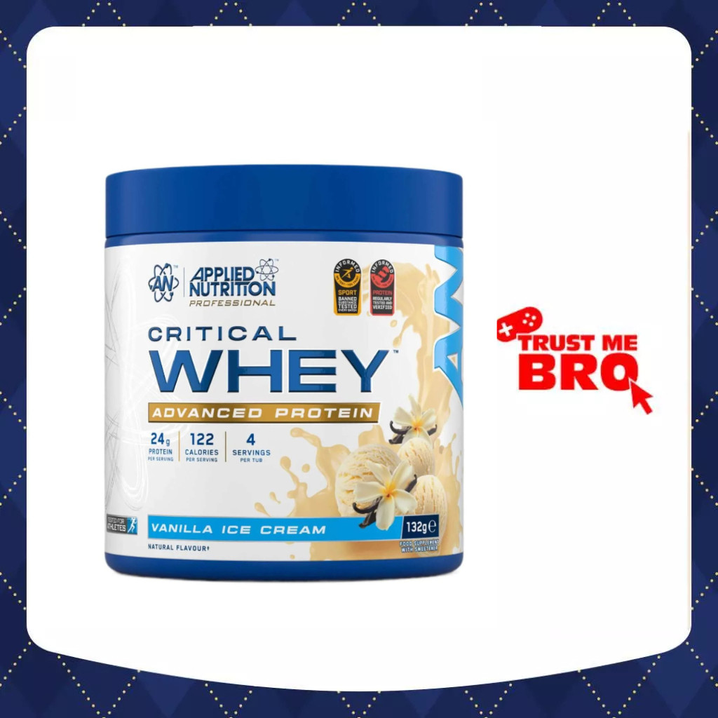 Bột Critical Whey (4 lần) 24g protein/lần - Applied Nutrition - bổ sung Protein