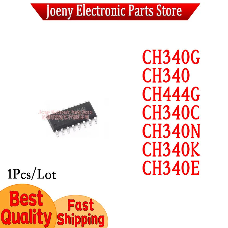 5 chiếc CH340G CH340 CH444G CH340C CH340N CH340K CH340E SOP Chip ic