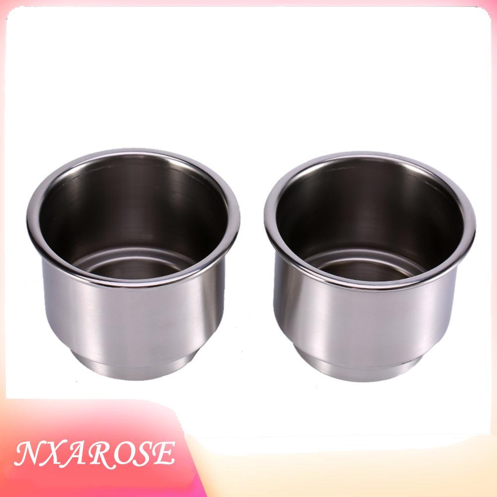 Nxarose Giá đỡ cốc chèn đồ uống bằng thép không gỉ cho Marine RV Camper Nastro (Pezzi)