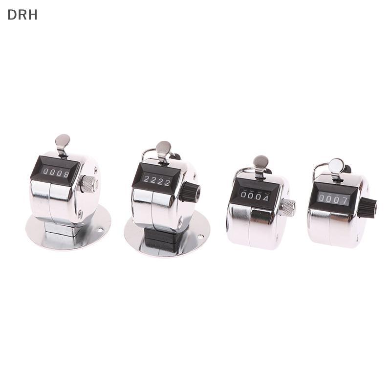 DRH Digital Hand Tally Counter Đếm thủ công Golf Clier Training Counter 4 chữ số Số cầm tay Tally Co