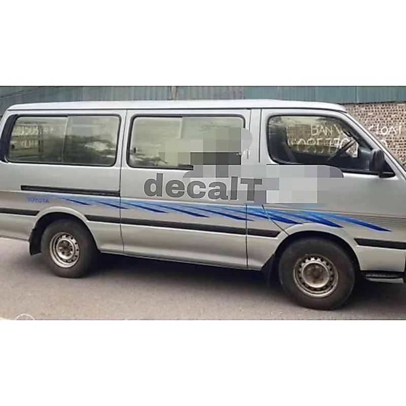 Tem Dán Sườn Xe Toyota Hiace. Tem Dán Sườn Xe Toyota hiace 16 chỗ