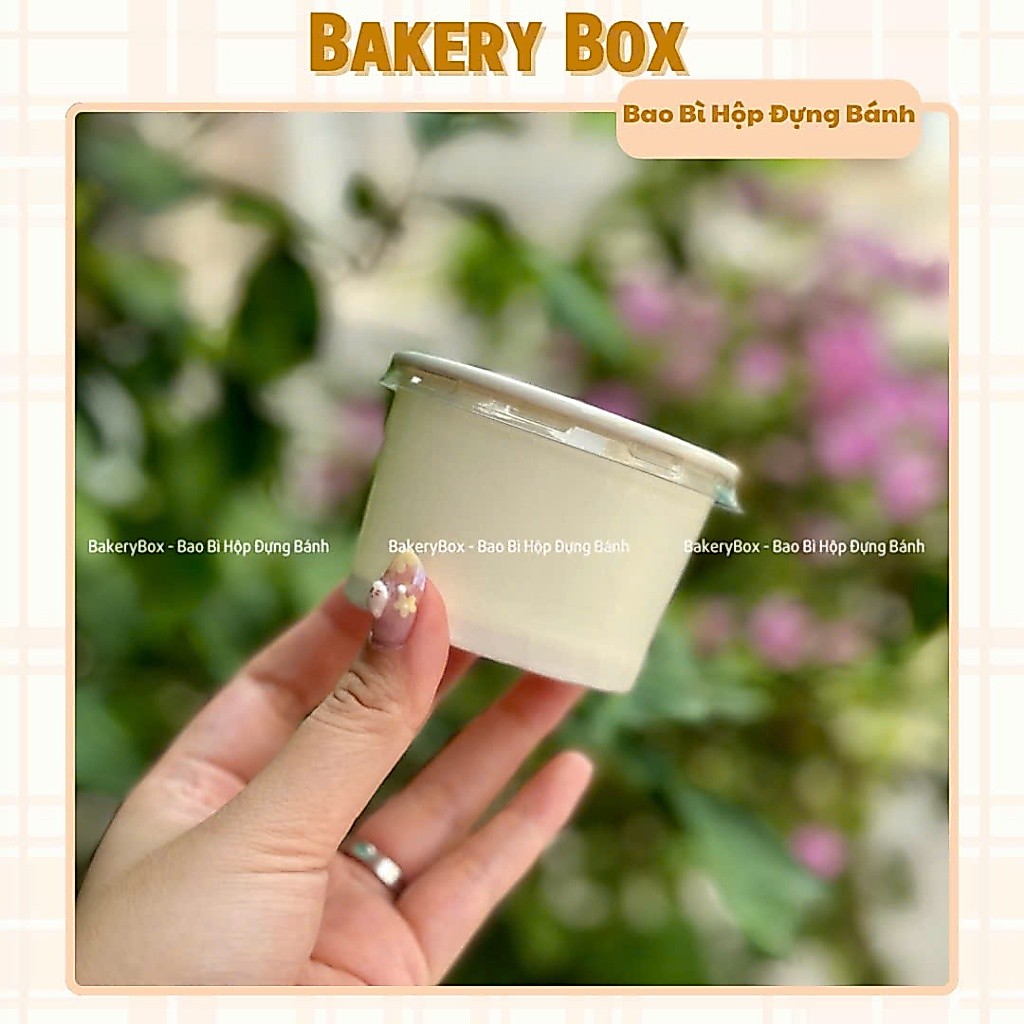 Ly Giấy 120ml Đựng Sữa Chua Phô Mai, Kem, Tàu Hủ Singapore