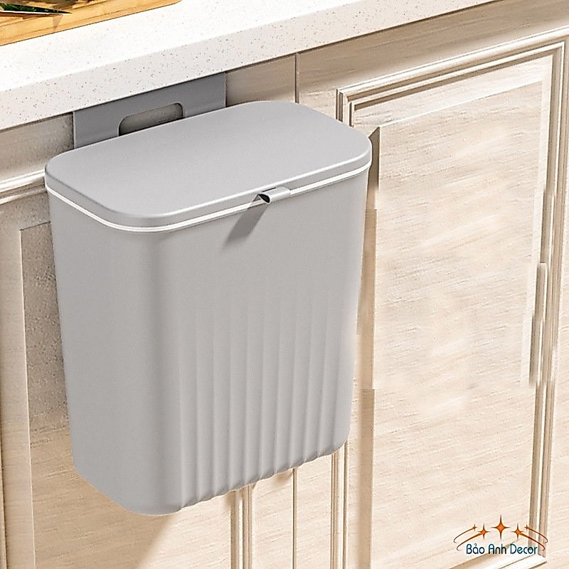 0098 Thùng Rác Treo / Thùng Rác Nắp Lật / Thùng rác dung tích lớn cho nhà bếp / phòng tắ