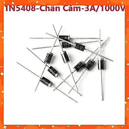 Gói 10 con 1N5408 - Diode Chỉnh Lưu 3A/1000V IN5408 Chân Cắm DIP 5408