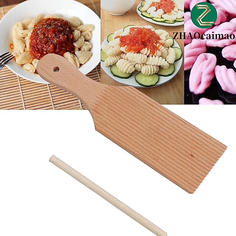 ZHAOCAIMAO Gnocchi Con Lăn Máy Nướng Chống Dính Popsicles Mì Bàn Tự Chế Gỗ Gnocchi Ban