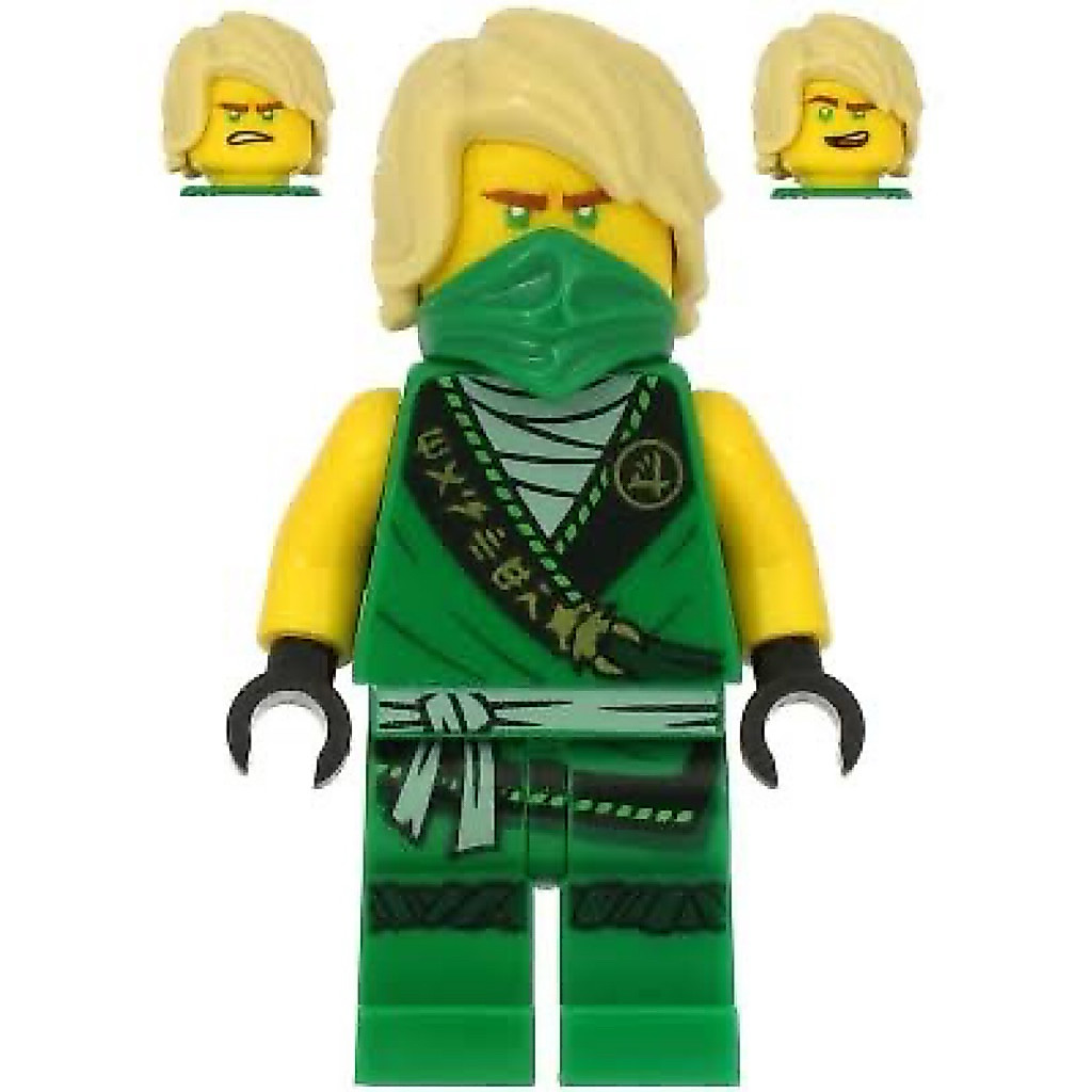 LEGO Ninjago Lloyd Garmadon Minifigure Legacy Rebooted Green Ninja 71700 71699