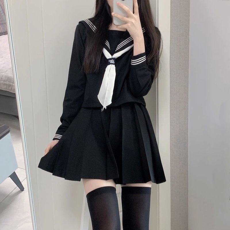 Chính Hãng JK Chính Hãng Chính Thống Cơ Bản jk Đồng Phục Váy Phù Hợp Với Sinh Viên Nhật Bản Đại Học 