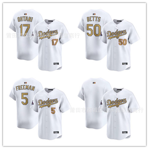 Giao hàng trong ngàyWorld Series Dodgers Dodgers 5-50-17 Áo đồng phục bóng chày Ohtani Shohei Otani