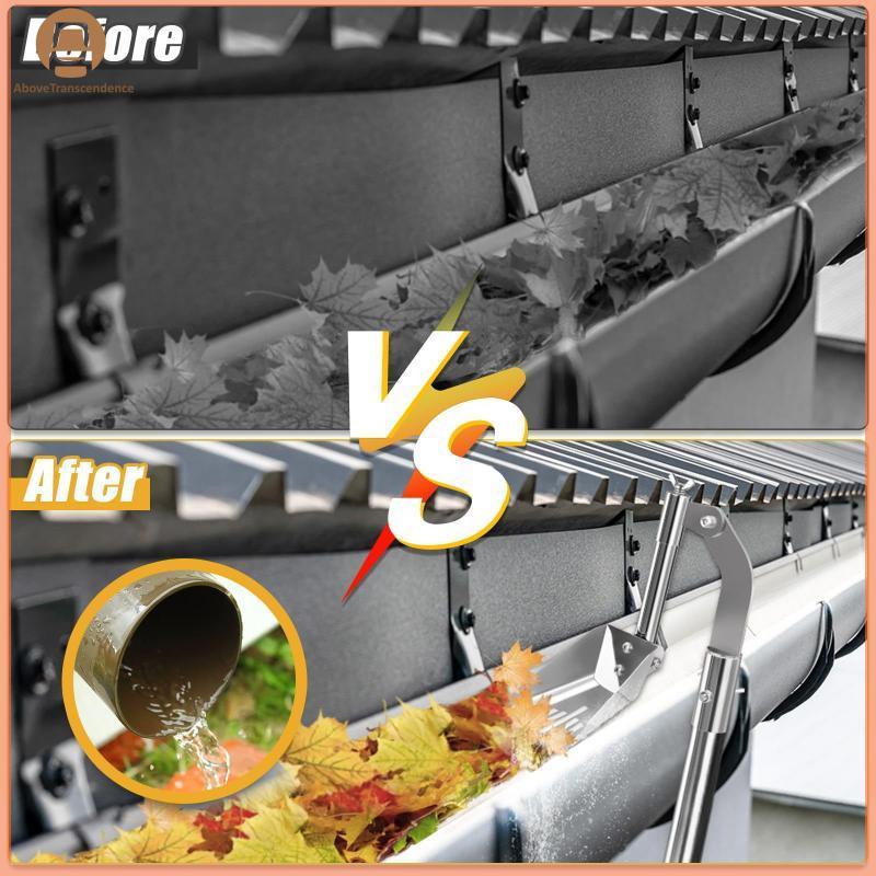 ABOVE Gutter Scoop Home Gutter Cleaning Tool Home Cleaner Leaf Cleaning Spoon Hợp kim nhôm Sân vườn 