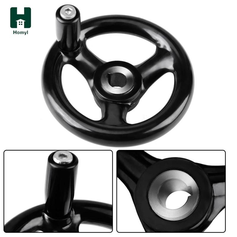 Bánh xe tay tròn Đường kính 0,47x4 inch cho máy phay máy mài quay