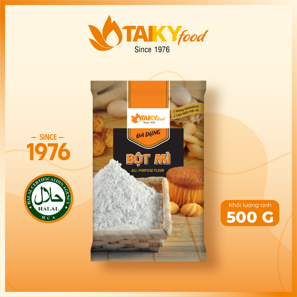 Bột mì đa dụng Tài Ký gói 500g