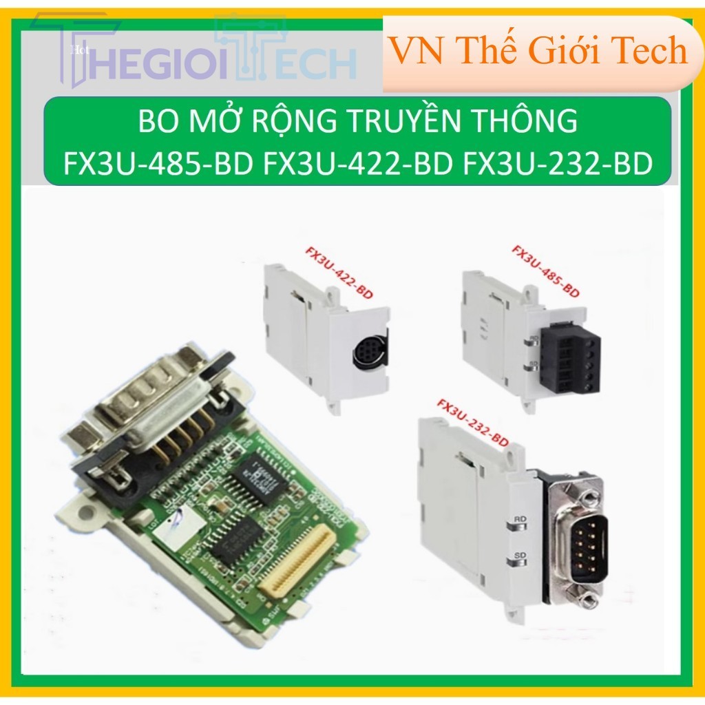 Board truyền thông BD CHO PLC FX3U-485-BD FX1N FX2N FX3G FX3U 422 232 485 CNV BD 232-BD YKONG