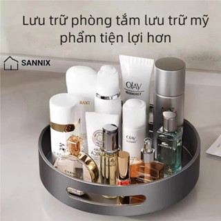 Giá Đựng Xoay 360° Đa Năng , Kệ Để Hũ Gia Vị , Khay Đựng Mỹ Phẩm , Thiết Kế Gọn Nhẹ, Tiết Kiệm Không Gian Bếp