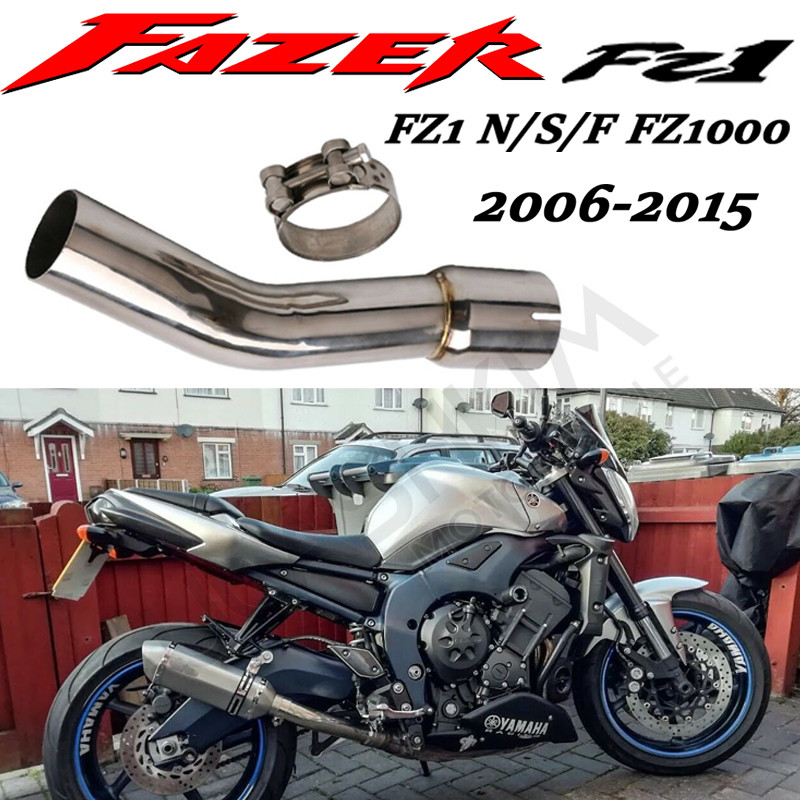 FZ1 FZ1000 Thích Hợp Cho YAMAHA YAMAHA Ống Kết Nối Sửa Đổi Phần Giữa 51MM Giao Diện Ống Xả Đua Xe