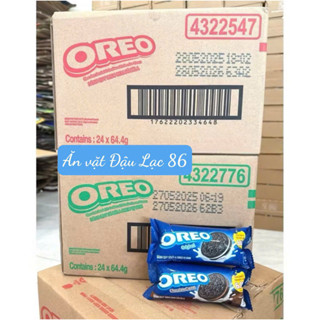  Combo 24 gói   1 thùng  bánh quy OREO 64,4g vị Vani Thơm Ngon 