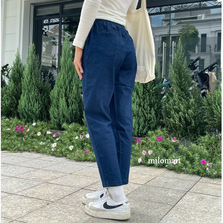 Quần jean giấy baggy nữ, quần baggy nữ  dáng baggy dễ mặc mễ phối đồ