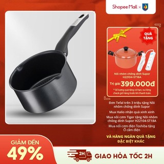  Nồi cán dài  quánh TEFAL UNILIMITED 16cm  G2552802  - Sản xuất tại Pháp - Dùng mọi loại bếp 